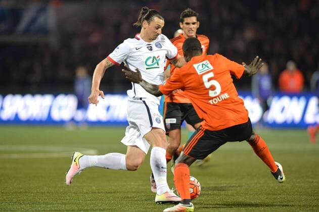 ZLATAN IBRAHIMOVIC (psg) - Tor FOOTBALL : Lorient vs Paris SG - Coupe de France - 19 04 2016 AnthonyBIBARD FEP 