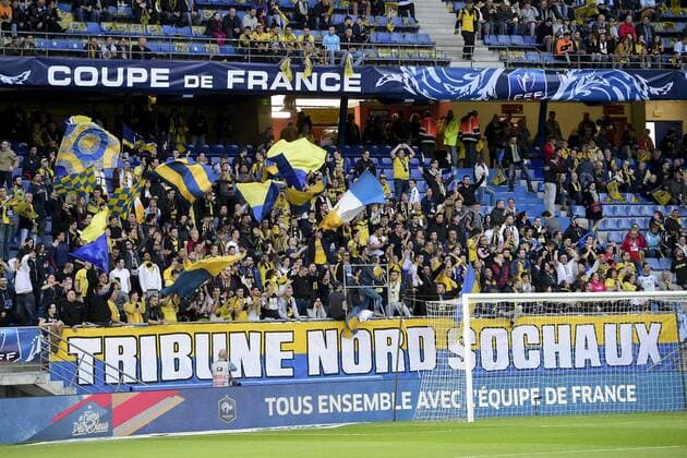 Fans de Sochaux FOOTBALL : FC Sochaux vs OM - 1 2 finale coupe de France - 20 04 2016 JBAutissierx 