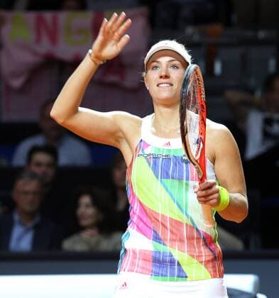 Porsche Tennis Grand Prix 2016 Deutschland, Stuttgart, 20.04.2016, Tennis, Porsche Tennis Grand Prix 2016, Stuttgart: Angelique Kerber (GER).