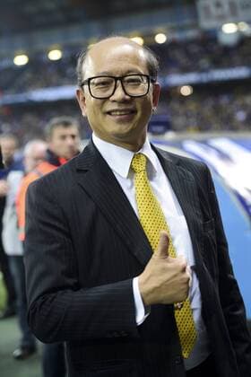 Li Wing Sang - president (FCSM) FOOTBALL : FC Sochaux vs OM - 1 2 finale coupe de France - 20 04 2016 JBAutissierx 