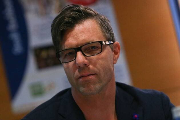 21.04.2016, xjfx, Radsport, Rund um den Finanzplatz Eschborn, emspor emonline, v.l. Danilo Hondo (U23 Nationaltrainer der Schweiz)