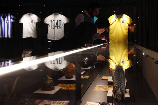 Pele, el Rey de Futbol - Pele, König des Fußballs - Ausstellung im Museo de la Moda in Santiago de Chile 