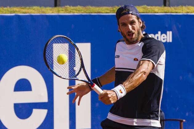 BARCELONA - April 21- SPAIN: Feliciano Lopez (ESP) during the match between Philipp Kohlschreiber (GER) v Feliciano Lopez (ESP) of the Open Banc Sabadell, 64 Trophy Conde de Godo, played on the RCT Barcelona 1899, on april 21, 2016. Sabadell Trofeo Conde Godo, celebrada en el RCT Barcelona 1899, el 21 de Abril de 2016.  xMikelxTriguerosx xBARCELONA-OPEN-BANC-SABADELLx64-TROFEO-CONDE-GODOx