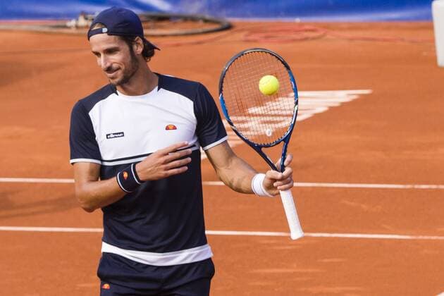 BARCELONA - April 21- SPAIN: Feliciano Lopez (ESP) during the match between Philipp Kohlschreiber (GER) v Feliciano Lopez (ESP) of the Open Banc Sabadell, 64 Trophy Conde de Godo, played on the RCT Barcelona 1899, on april 21, 2016. Sabadell Trofeo Conde Godo, celebrada en el RCT Barcelona 1899, el 21 de Abril de 2016.  xMikelxTriguerosx xBARCELONA-OPEN-BANC-SABADELLx64-TROFEO-CONDE-GODOx