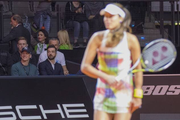 Ana IVANOVIC, SRB in Aktion vor ihrem Freund Bastian SCHWEINSTEIGER in Stuttgart , 21.04.2016