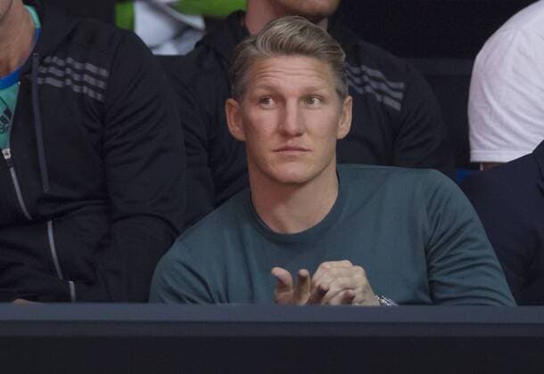 Bastian Schweinsteiger beim WTA Tennis Damen Turnier in Stuttgart - Porsche Tennis Grand Prix
