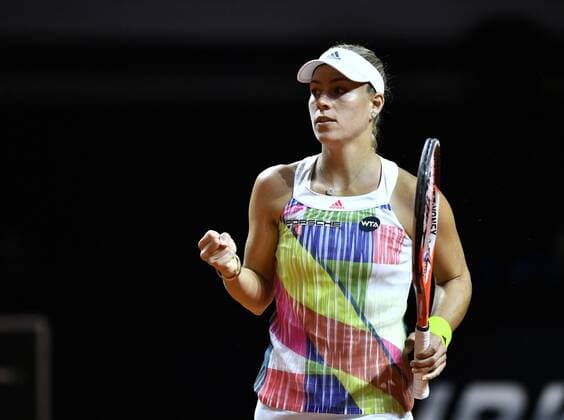 Angelique KERBER (GER) Jubel jubelt über gewonnenen Punkt Tennis Damen 22.04.2016 Porsche Tennis Grand Prix GP Stuttgart 2016 Porsche-Arena 16.04.-24.04.2016 Porsche Tennis Grand Prix Stuttgart 2016