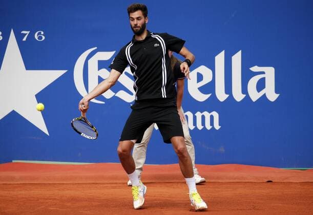 BARCELONA -april 22- SPAIN: Benoit Paire during the match against Marek Jaziri, corresponding to the 1 8 final of the Open Banc Sabadell, 64 Trophy Conde de Godo, played on the RCT Barcelona1899, on april 22, 2016. Photo: Joan Valls Urbanandsport Cordon Press  xJoanxValls Urbanandsportx xBARCELONA-OPEN-BANC-SABADELL-TENNISx