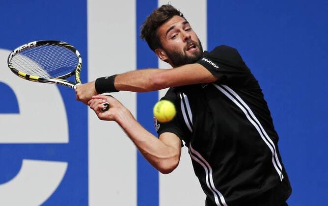 BARCELONA -april 22- SPAIN: Benoit Paire during the match against Marek Jaziri, corresponding to the 1 8 final of the Open Banc Sabadell, 64 Trophy Conde de Godo, played on the RCT Barcelona1899, on april 22, 2016. Photo: Joan Valls Urbanandsport Cordon Press  xJoanxValls Urbanandsportx xBARCELONA-OPEN-BANC-SABADELL-TENNISx