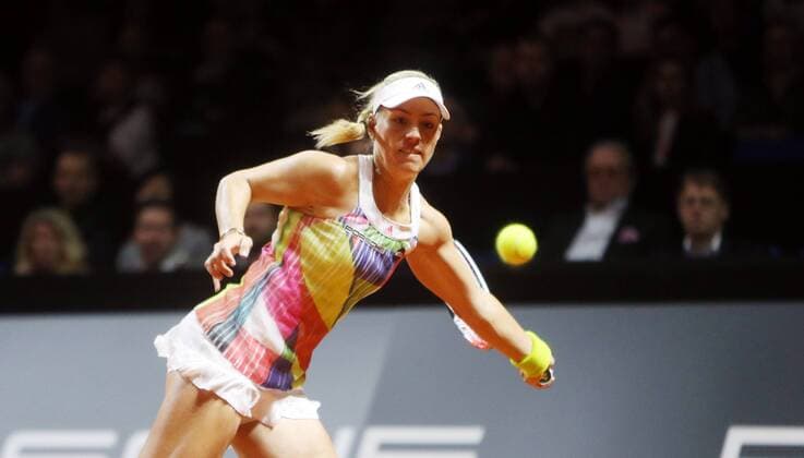 Porsche Tennis Grand Prix 2016 Deutschland, Stuttgart, 22.04.2016, Tennis, Porsche Tennis Grand Prix 2016, Stuttgart: Angelique Kerber (GER).
