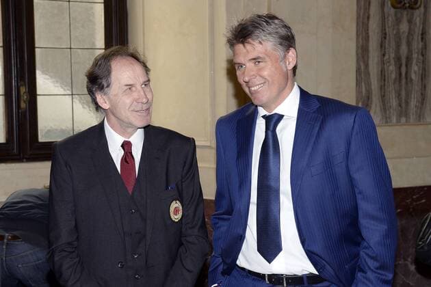 Fußball, Champions League Pokal wird in Mailand präsentiert Mailand 22 04 2016 - Champions League Trophy im Mailänder Palazzo Marino DanielexBuffa - Roberto Rosetti 