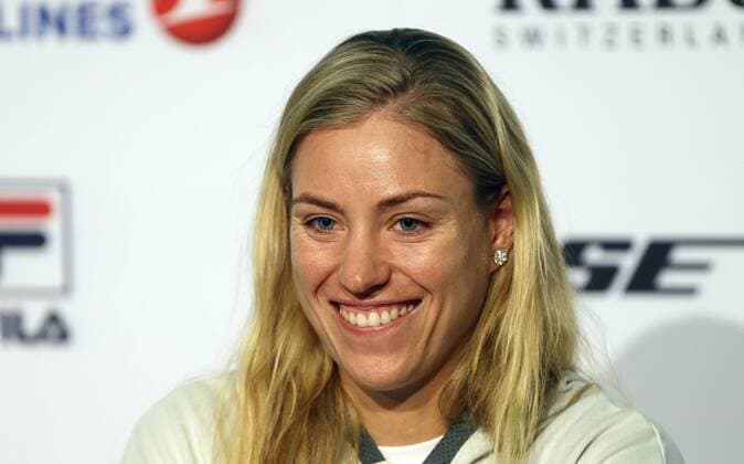 Bilder des Tages - Sport Stuttgart Porsche Tennis Grand Prix 2016, Angelique Kerber ( GER )
