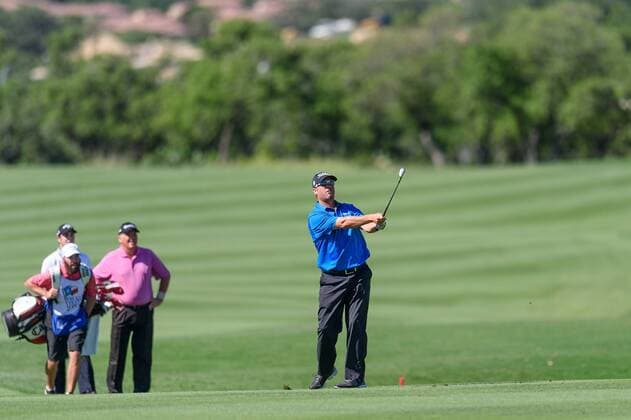22 April 2016: Brett Wetterich during the second round of the Valero Texas Open at the TPC San Antonio Oaks Course in San Antonio, TX. (Photo by Daniel Dunn Icon Sportswire) GOLF: APR 22 PGA Golf Herren - Valero Texas Open - Second Round Icon16042240 EDITORIAL USE ONLY