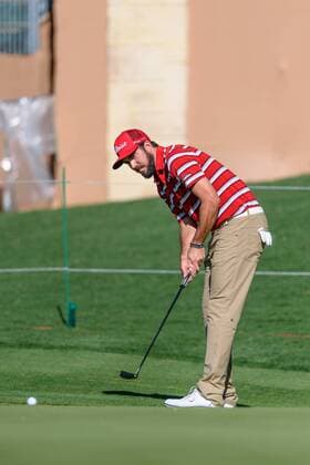 22 April 2016: Chad Collins during the second round of the Valero Texas Open at the TPC San Antonio Oaks Course in San Antonio, TX. (Photo by Daniel Dunn Icon Sportswire) GOLF: APR 22 PGA Golf Herren - Valero Texas Open - Second Round Icon16042231 EDITORIAL USE ONLY