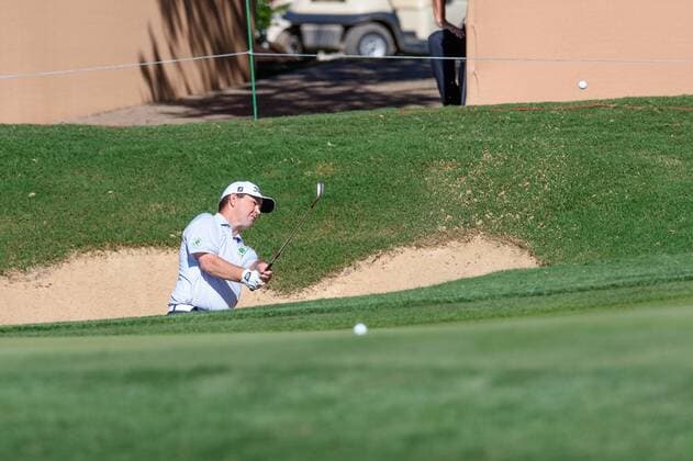 22 April 2016: Greg Chalmers during the second round of the Valero Texas Open at the TPC San Antonio Oaks Course in San Antonio, TX. (Photo by Daniel Dunn Icon Sportswire) GOLF: APR 22 PGA Golf Herren - Valero Texas Open - Second Round Icon16042234 EDITORIAL USE ONLY