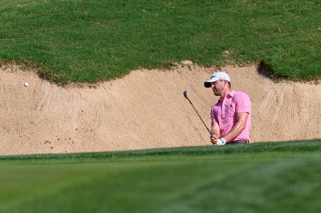 22 April 2016: D.J. Trahan during the second round of the Valero Texas Open at the TPC San Antonio Oaks Course in San Antonio, TX. (Photo by Daniel Dunn Icon Sportswire) GOLF: APR 22 PGA Golf Herren - Valero Texas Open - Second Round Icon16042235 EDITORIAL USE ONLY