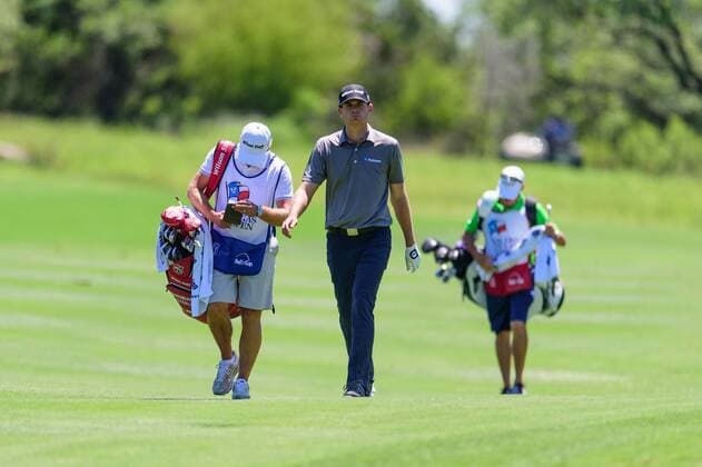 22 April 2016: Brendan Steele during the second round of the Valero Texas Open at the TPC San Antonio Oaks Course in San Antonio, TX. (Photo by Daniel Dunn Icon Sportswire) GOLF: APR 22 PGA Golf Herren - Valero Texas Open - Second Round Icon16042205 EDITORIAL USE ONLY