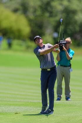 22 April 2016: Brendan Steele during the second round of the Valero Texas Open at the TPC San Antonio Oaks Course in San Antonio, TX. (Photo by Daniel Dunn Icon Sportswire) GOLF: APR 22 PGA Golf Herren - Valero Texas Open - Second Round Icon16042207 EDITORIAL USE ONLY