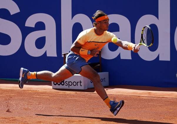 April 23, 2016 - Barcelona, Catalonia, Spain - Rafa Nadal during the match against Philipp Kohlschreiber, corresponding to the 1 2 final of the Open Banc Sabadell, 64 Trophy Conde de Godo, played on the RCT Barcelona1899, on april 23, 2016. Barcelona Open Banc Sabadell - Day 6  - ZUMAn230