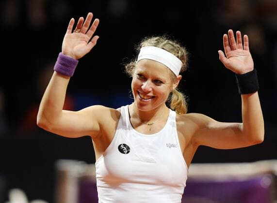 Stuttgart Porsche Tennis Grand Prix 2016, Laura Siegemund (GER) jubelt über den Einzug ins Finale