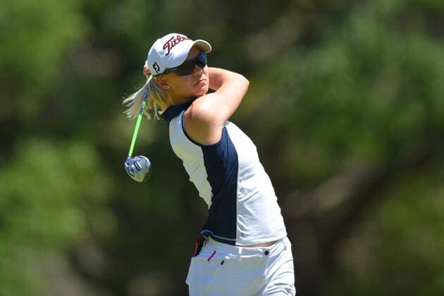 April 23, 2016 - Sarasota, Florida, USA - Madelene Sagstrom during the second round of the Symetra Tour s Guardian Retirement Championship on April 23, 2016 in Sarasota, Florida...ZUMA PRESS Guardian Retirement Championship - ZUMAm63_