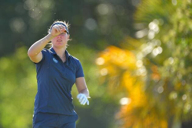 April 23, 2016 - Sarasota, Florida, USA - Nicole Broch Larsen during the second round of the Symetra Tour s Guardian Retirement Championship on April 23, 2016 in Sarasota, Florida...ZUMA PRESS Guardian Retirement Championship - ZUMAm63_