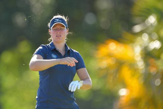 April 23, 2016 - Sarasota, Florida, USA - Nicole Broch Larsen during the second round of the Symetra Tour s Guardian Retirement Championship on April 23, 2016 in Sarasota, Florida...ZUMA PRESS Guardian Retirement Championship - ZUMAm63_