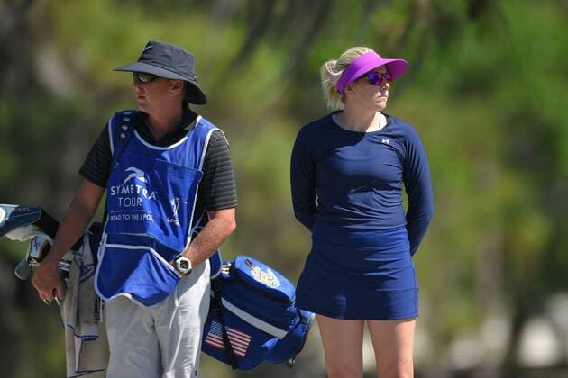 April 23, 2016 - Sarasota, Florida, USA - Hally Leadbetter during the second round of the Symetra Tour s Guardian Retirement Championship on April 23, 2016 in Sarasota, Florida...ZUMA PRESS Guardian Retirement Championship - ZUMAm63_