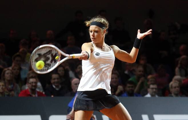 Porsche Tennis Grand Prix 2016 Deutschland, Stuttgart, 24.04.2016, Tennis, Porsche Tennis Grand Prix 2016, Stuttgart: Laura Siegemund (GER).