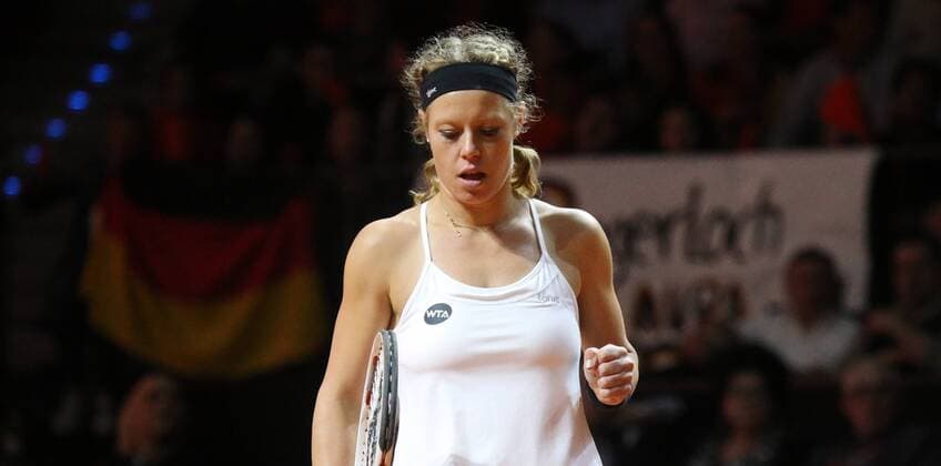 Porsche Tennis Grand Prix 2016 Deutschland, Stuttgart, 24.04.2016, Tennis, Porsche Tennis Grand Prix 2016, Stuttgart: Laura Siegemund (GER).