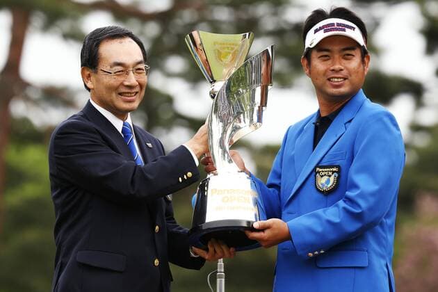 Yuta Ikeda, APRIL 24, 2016 - Golf : Panasonic OPEN Golf Championship 2016 Final Round at Chiba Country Club, Chiba, Japan.  (hnna026948)