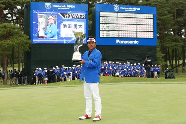 Yuta Ikeda, APRIL 24, 2016 - Golf : Panasonic OPEN Golf Championship 2016 Final Round at Chiba Country Club, Chiba, Japan.  (hnna026957)