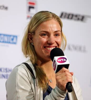 Stuttgart Porsche Tennis Grand Prix 2016 Finale, Siegerin Angelique Kerber (GER) im Interview
