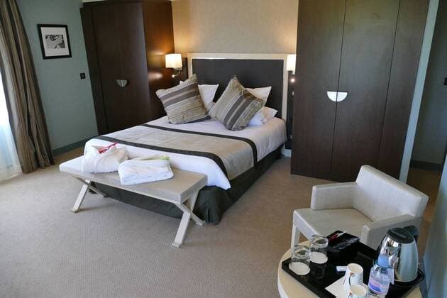 Fußball, EURO 2016, Mannschaftsquartier der Schweiz in Vichy VICHY SPA HOTEL Chambre FOOTBALL : Camp de base de la Suisse pour l Euro 2016 - Juvignac - 25 04 2016 RichardGosselinx 