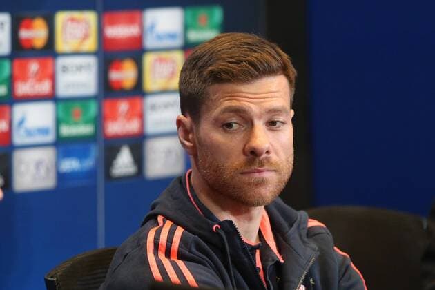 Madrid Xabi Alonso (FC Bayern Muenchen), Pressekonferenz, Atletico Madrid vs. FC Bayern Muenchen, Fussball, Champions League Halbfinale, 26.04.2016, Copyright: Langer Eibner-Pressefoto EP_HLR