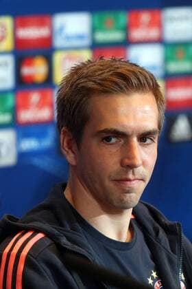 Madrid Philipp Lahm (FC Bayern Muenchen), Pressekonferenz, Atletico Madrid vs. FC Bayern Muenchen, Fussball, Champions League Halbfinale, 26.04.2016, Copyright: Langer Eibner-Pressefoto EP_HLR