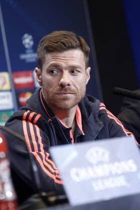 FC Bayern Munchen s Xabi Alonso in press conference PK Pressekonferenz after Champions League 2015 2016 Semi-Finals 1st leg match. April 26,2016.  (2016042627)