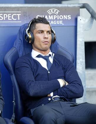 First leg of 1 2 Champions League between Manchester City and Real Madrid. In this picture, Cristiano Ronaldo. xJosexA.xGarciax 