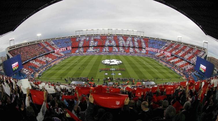 A general view of the Champions League semifinal match between Atletico de Madrid and Bayern Munich at Vicente Calderon Stadium in Madrid, Spain, 27 April 2016. EFE Mariscal ATLETICO MADRID VS BAYERN MUNICH !ACHTUNG: NUR REDAKTIONELLE NUTZUNG!  CAM005 70722151st