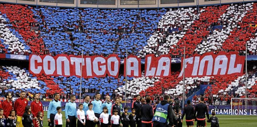 First leg of 1 2 Champions League match between Atletico and Bayer Munich. xANGELxRIVEROx 