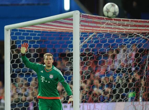 Bayern de Munich Goalkeeper, Manuel Neuer - MANUEL NEUER, number 1 . Round Semi-finals 1st of the CHAMPIONS league, soccer match between Atletico de Madrid - Bayern de Munich at the Vicente Calderon estadium, Madrid - Spain (ESP) by April 27, 2016. PHOTO: Gregorio Lopez.  xGregorioxLopezx x SOCCERxSPAINx