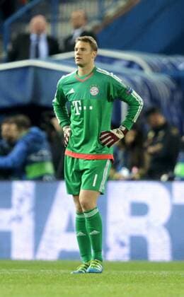 ESP, UEFA CL, Atletico Madrid (ESP) vs FC Bayern Muenchen (GER) 27.04.2016, Estadio Vicente Calderon, Madrid, ESP, UEFA CL Halbfinale, Atletico Madrid vs FC Bayern Muenchen im Bild Tormann Manuel Neuer (München) nordphotoxBratic
