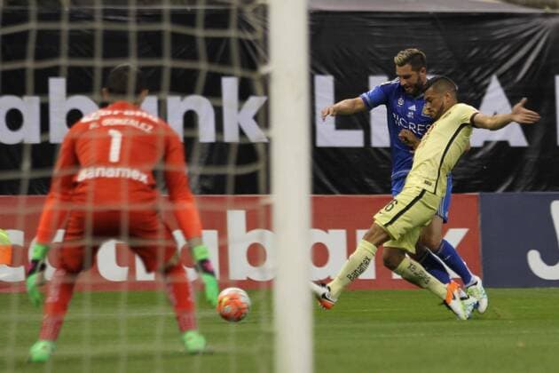 Fußball, Concacaf Champions League Finale, Club America besiegt UANL Tigres April 27, 2016 - Mexico - D26041617.JPG.CIUDAD DE MEXICO.- Deporte-Soccer.- Las Ãguilas del America se alzaron con el titulo de la Concachampions la noche de este miercoles 27 de abril de 2016 y tienen su boleto para el mundial de clubes a disputarse en Japon. El cuadro de Coapa vencio este miercoles 2-1 (global 4-1) a Tigres en la vuelta de la final de esta competicion. Foto: Agencia EL UNIVERSAL Agustin Salinas RCC. Latin News - April 27, 2016  - ZUMAu78_