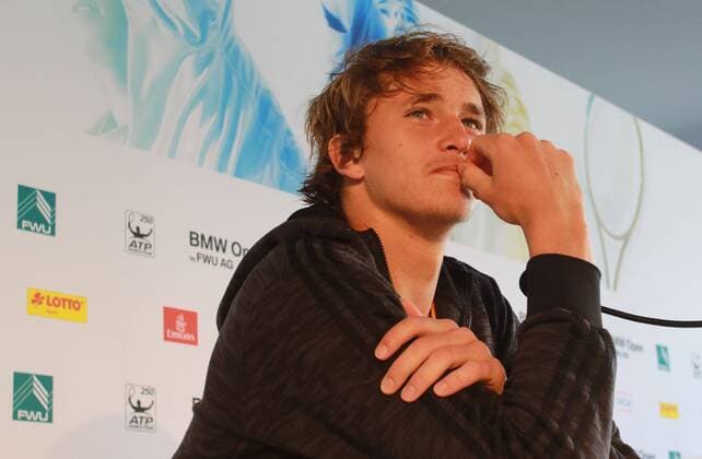 Tennis BMW Open 2016 München 27.04.2016 Alexander Zverev (GER) - Pressekonferenz