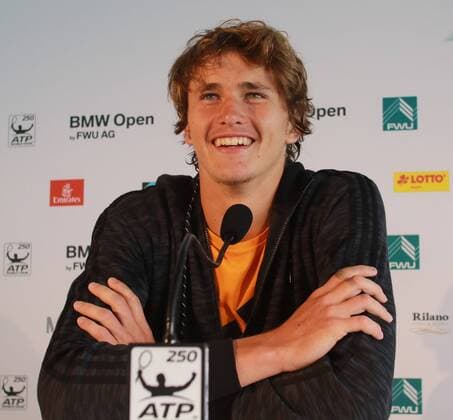 Tennis BMW Open 2016 München 27.04.2016 Alexander Zverev (GER) - Pressekonferenz