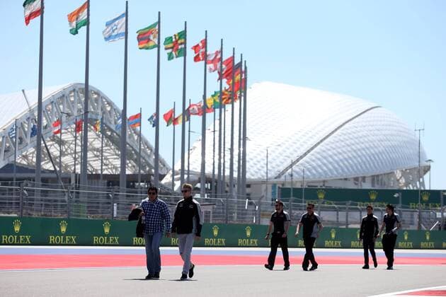 Russian Grand Prix, Sochi 28 April - 1 May 2016 28.04.2016 - Nico Hulkenberg (GER) Sahara Force India F1 VJM09 