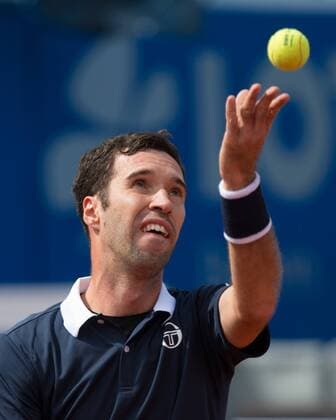 Mikhail Kukushkin (KAZ) Tennis - BMW Open2016 - ATP Tennis Herren - MTTC Iphitos - Munich - - Germany - 28 April 2016.