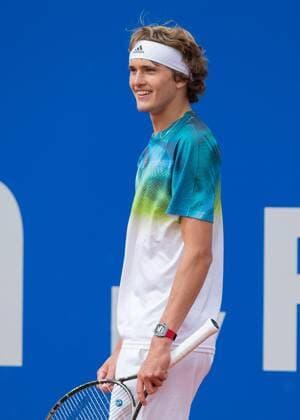 Alexander Zverev (GER) laechelt,Emotion,Freude, Tennis - BMW Open2016 - ATP Tennis Herren - MTTC Iphitos - Munich - - Germany - 28 April 2016.