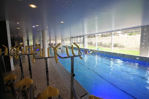 Fußball, EURO 2016, Quartier der Nationalmannschaft Schwedens in Pornichet Piscine interieur Chateau des Tourelles - Pornichet FOOTBALL : Mannschaftsquartier der Nationalmannschaft von Schweden bei der EURO 2016 - Pornichet - Euro2016 - 29 04 2016 