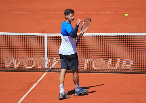 29.04.2016, BMW Open 2016 MTTC Iphitos München, im Bild: Dominic Thiem (AUT) Sieger
